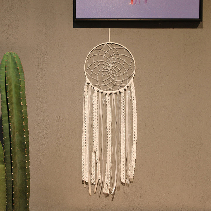 White Dream Catcher Home Pendant Background Decoration