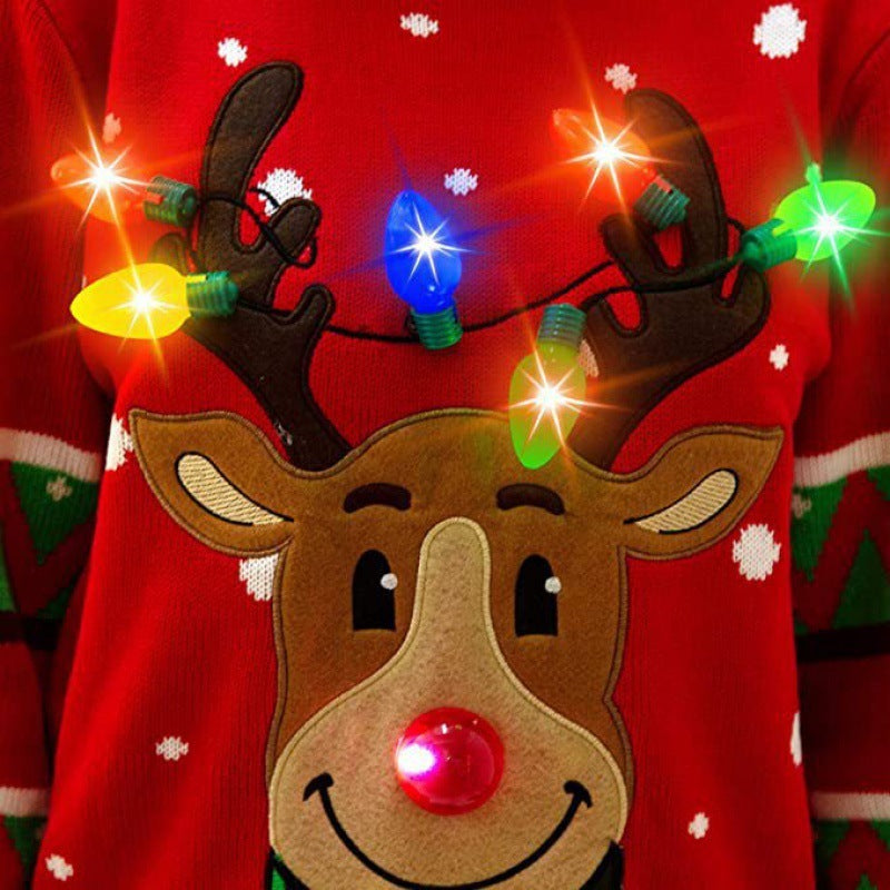 Christmas Elk Sweater Novel Christmas Atmosphere Sweater