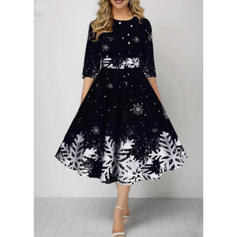 Beauty Clothing Personalized Snowflake Digital Printing Temperament