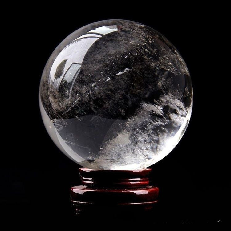 Natural White Crystal Ball Home Ornament Decoration