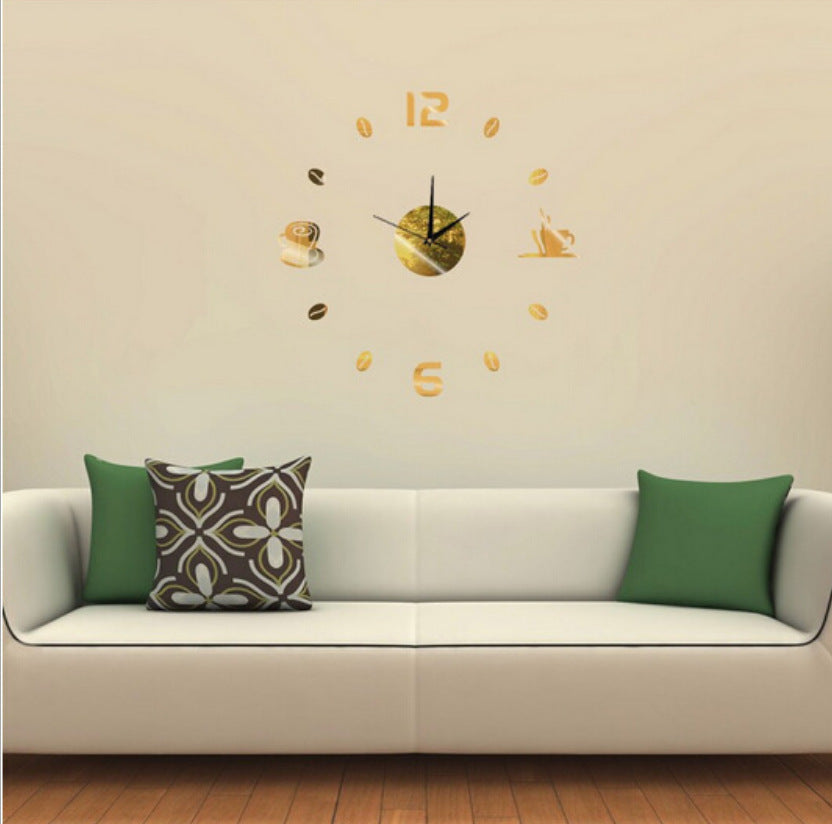 Home Decoration Acrylic Clock Digital Wall Clock