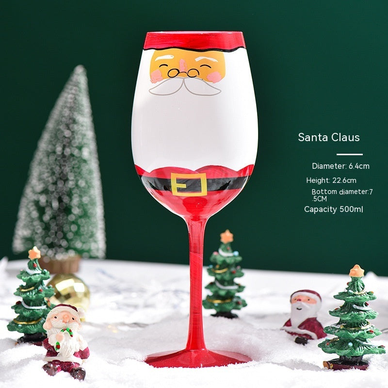 Christmas Decorative Glass Goblet