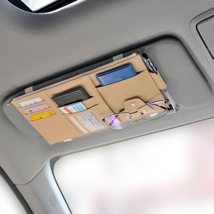 Multifunctional Car Sun Visor Storage Bag