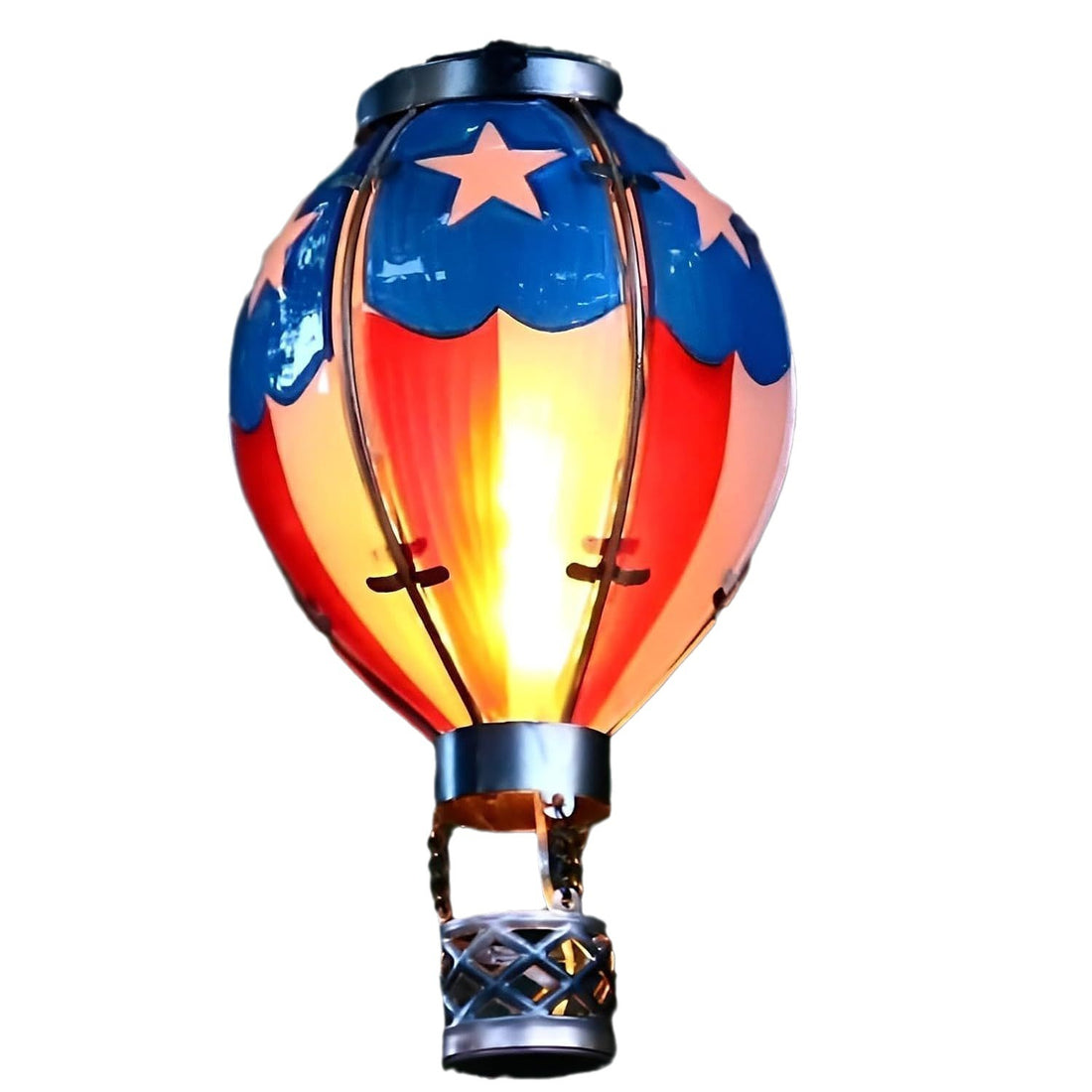 Christmas Solar Hot Air Balloon Lantern Outdoor Decoration