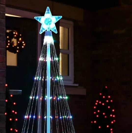 Animated Outdoor Christmas Tree Lights Christmas Garden Decorations
